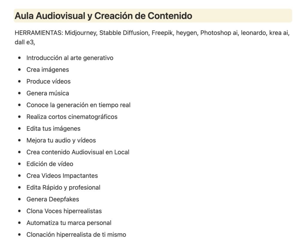 Termario Racks Academy Aula Audiovisual